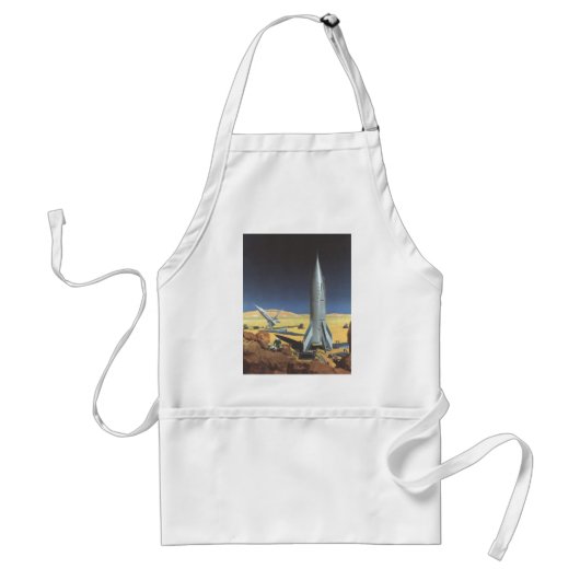  wetenschapspartijen met raketten standaard schort (Voorkant)
