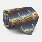 wetenschapspartijen met raketten stropdas (Opgerold)