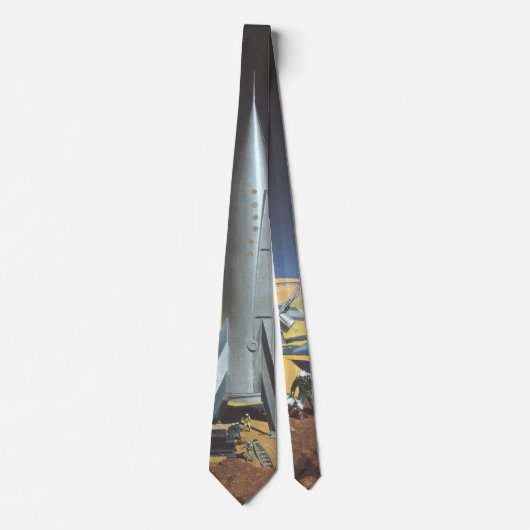  wetenschapspartijen met raketten stropdas (Voorkant)