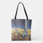 wetenschapspartijen met raketten tote bag (Achterkant)