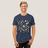 wetenschapspatroon - Atomic & Chemistry Illus Tri-Blend Shirt (Voorkant volledig)