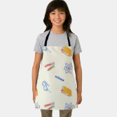 Wetenschapspatroon op room schort (Insitu)