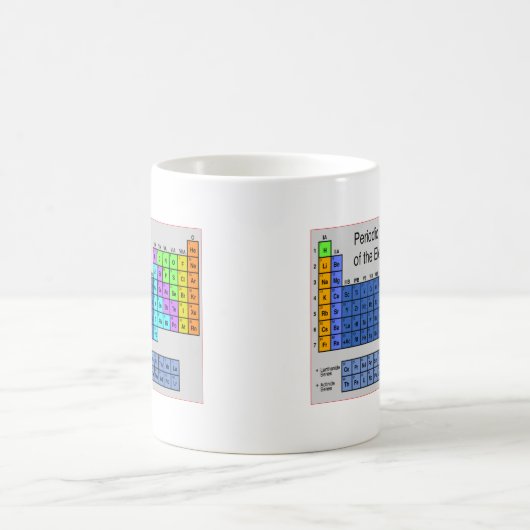 Wetenschapsperiodieke lijst van Elementen — Giften Koffiemok (Center)