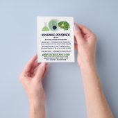 Wetenschapspictogrammen, Adverteren wetenschapscur Flyer (Hand)