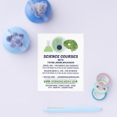 Wetenschapspictogrammen, Adverteren wetenschapscur Flyer (Enkel)