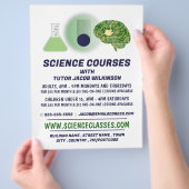 Wetenschapspictogrammen, Adverteren wetenschapscur Flyer (Hand)