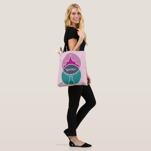 Wetenschapsprinses (gedempt) Roze Tas (Op model)