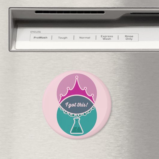 Wetenschapsprinses (Muted) Magnet (Insitu (Vaatwasser))