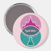 Wetenschapsprinses (Muted) Magnet (Voorkant / Achterkant)