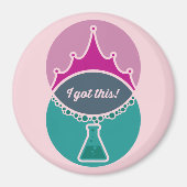 Wetenschapsprinses (Muted) Magnet (Voorkant)