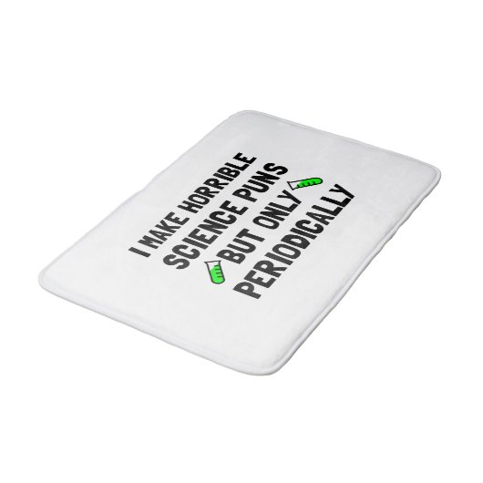Wetenschapspuns periodiek badmat (Gekanteld)