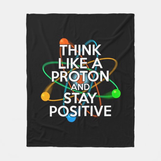 Wetenschapsquote Moderne Leuke Inspirerende Spreuk Fleece Deken (Voorkant)