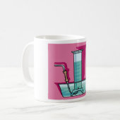 Wetenschapsreageerbuis Koffiemok (Voorkant links)