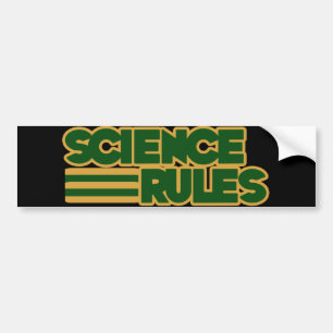 Wetenschapsregels Bumpersticker