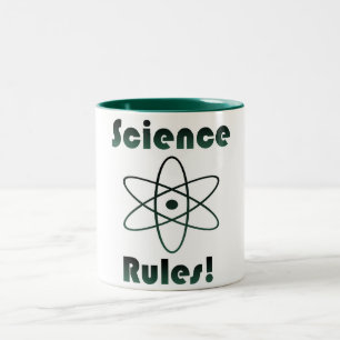 Wetenschapsregels Geek Tweekleurige Koffiemok