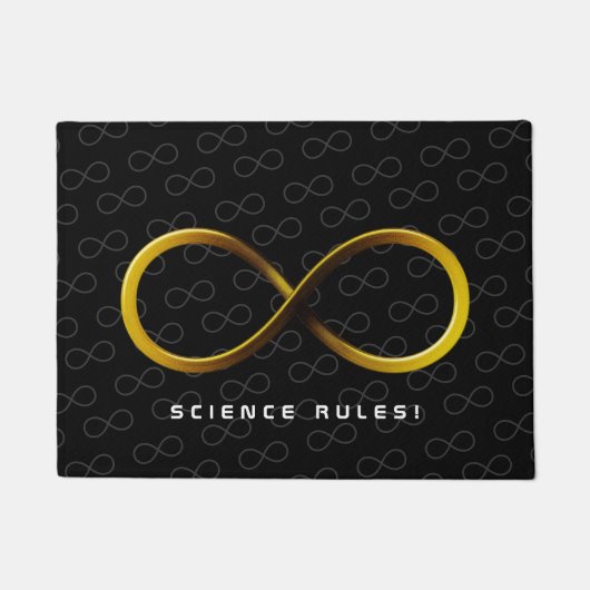 Wetenschapsregels | Infinity Geek Gifts Deurmat (Voorkant)