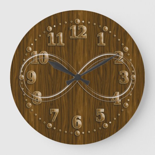 Wetenschapsregels | Infinity Geek Gifts Grote Klok (Voorkant)