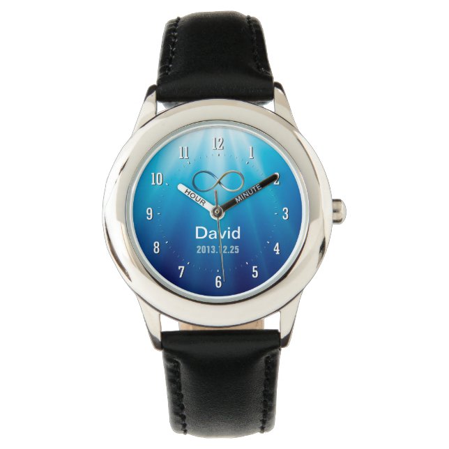 Wetenschapsregels | Infinity Geek Gifts Horloge (Voorkant)