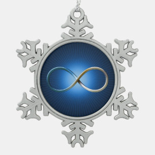 Wetenschapsregels   Infinity Geek Gifts Tin Sneeuwvlok Ornament