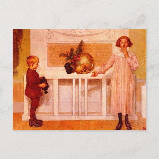 Wetenschapsschildering van "Life's Enigma" Briefkaart (Voorkant)