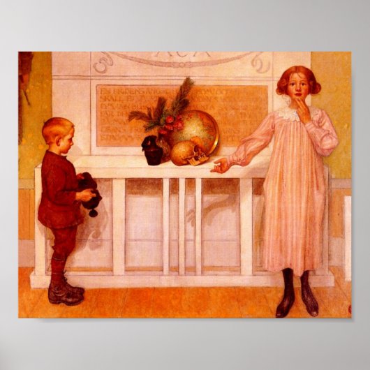 Wetenschapsschildering van "Life's Enigma" Poster (Voorkant)