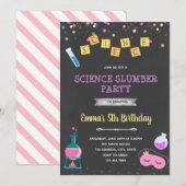 Wetenschapsslumber-verjaardagsfeest Kaart (Voorkant / Achterkant)