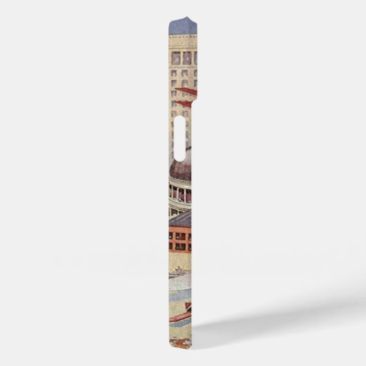  Wetenschapsstad, Victoriaans Steam Punk Case-Mate iPhone Case (Achterkant / Rechts)