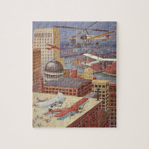 Wetenschapsstad, Victoriaans Steam Punk Legpuzzel