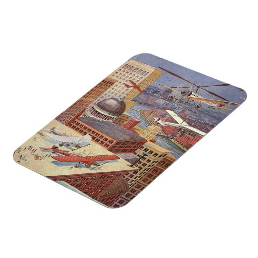 Wetenschapsstad, Victoriaans Steam Punk Magneet (Linkerzijde)