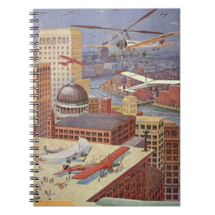 Wetenschapsstad, Victoriaans Steam Punk Notitieboek