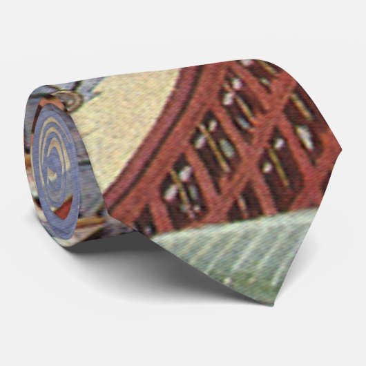  Wetenschapsstad, Victoriaans Steam Punk Stropdas (Opgerold)