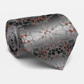 WetenschapsStropdassen - zwarte en witte gradiënt  Stropdas (Opgerold)