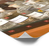 Wetenschapsstudent in het klaslokaal poster (Hoek)