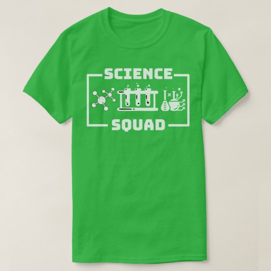 Wetenschapsteam 2 t-shirt (Design voorkant)