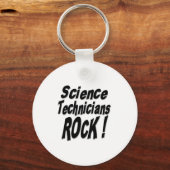 Wetenschapstechnici Rock! Button Sleutelhanger (Voorkant)