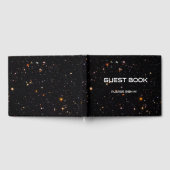 Wetenschapsthema met deep space foto gastenboek (Volledig)