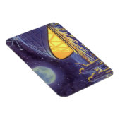 wetenschapstichting buitenaardse wezens op blauwe magneet (Rechterzijde)