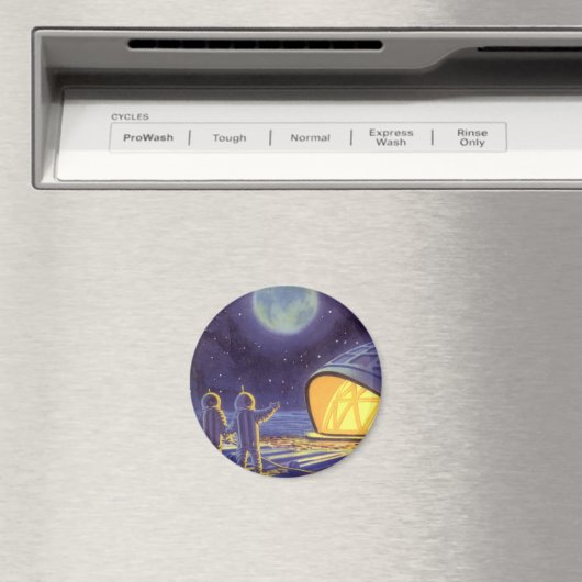  wetenschapstichting buitenaardse wezens op blauwe magneet (Insitu (Vaatwasser))