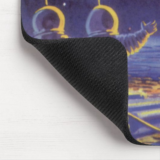  wetenschapstichting buitenaardse wezens op blauwe muismat (Hoek)