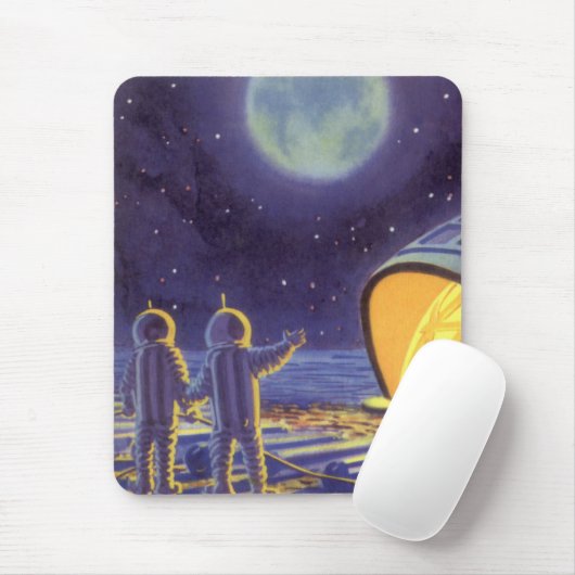 wetenschapstichting buitenaardse wezens op blauwe muismat (Met muis)