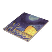 wetenschapstichting buitenaardse wezens op blauwe tegeltje (Zijkant)