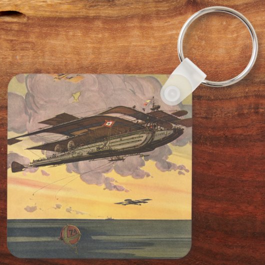  wetenschapsvlucht Seaplane Sleutelhanger (Achterkant)