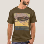  wetenschapsvlucht Seaplane T-shirt (Voorkant)
