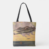 wetenschapsvlucht Seaplane Tote Bag (Achterkant)