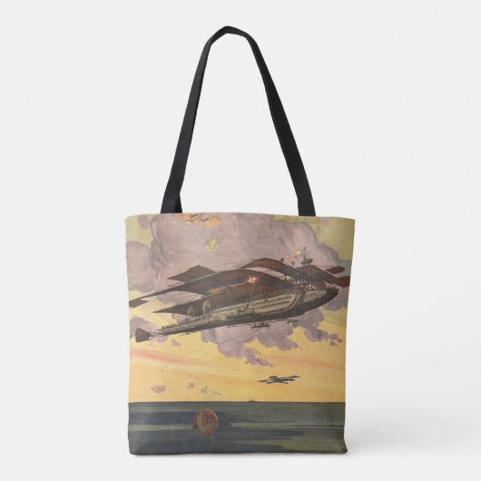  wetenschapsvlucht Seaplane Tote Bag (Achterkant)