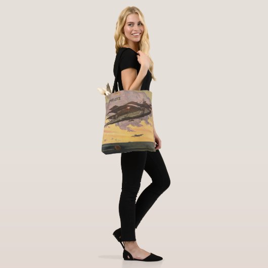  wetenschapsvlucht Seaplane Tote Bag (Op model)