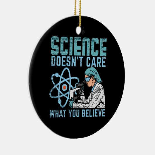 Wetenschapswetenschapper Keramisch Ornament (Rechts)