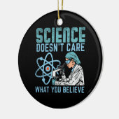 Wetenschapswetenschapper Keramisch Ornament (Links)