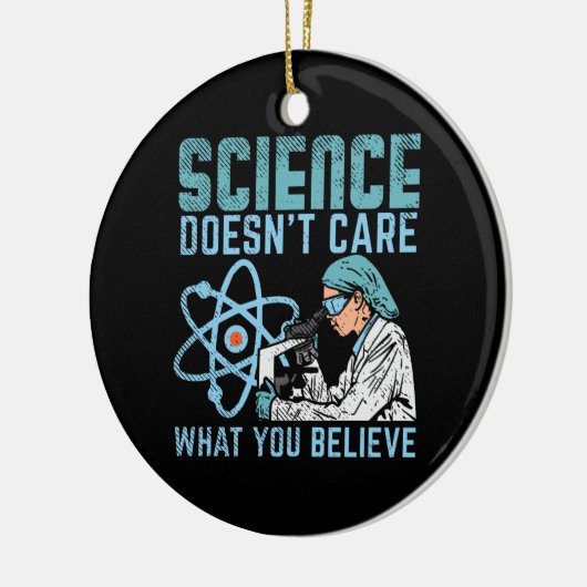 Wetenschapswetenschapper Keramisch Ornament (Links)