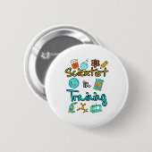 Wetenschapswetenschapper Lover STEM Ronde Button 5,7 Cm (Voorkant /achterkant)